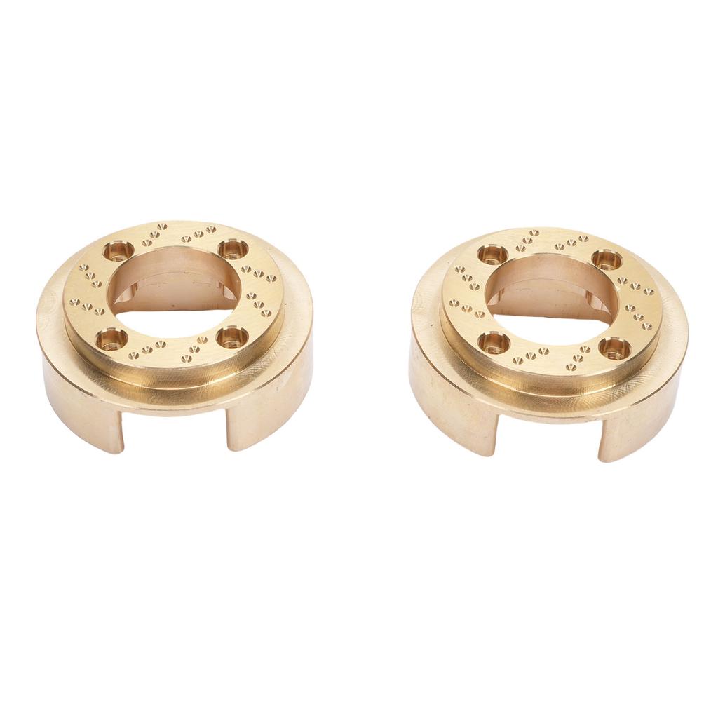 2pcs Wheel Weight Blocks Replacement for MK07 1 7 RC Car High Density Brass Wheel Counterweights