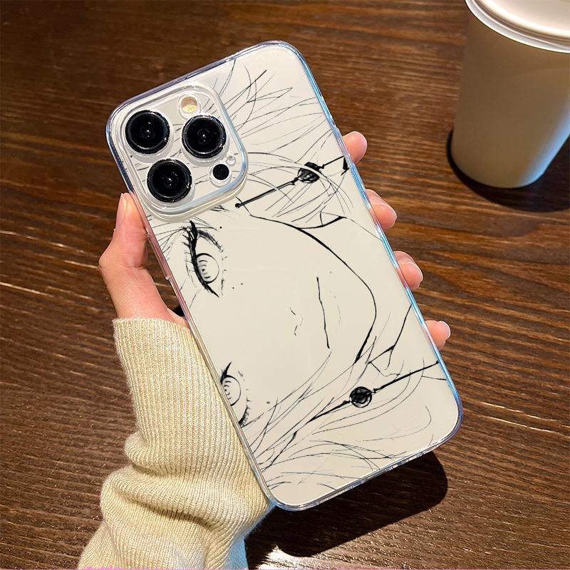 Cool Anime Girl Chainsaw Man Phone Case For iPhone 17 Air 16 e 15 14 13 12 11 Pro Max Plus Mini SE 2020 2022 Back Cover