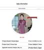 Purple Embroidered Cheongsam: Elegant Autumn Evening Dress for Mother-in-law, 2025 Edition