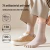 Men's Spring & Autumn Five-Toe Cotton Socks: Antibacterial, Sweat-Absorbing, Split-Toe, Deodorizing, Anti-Friction, All-Cotton, Long.