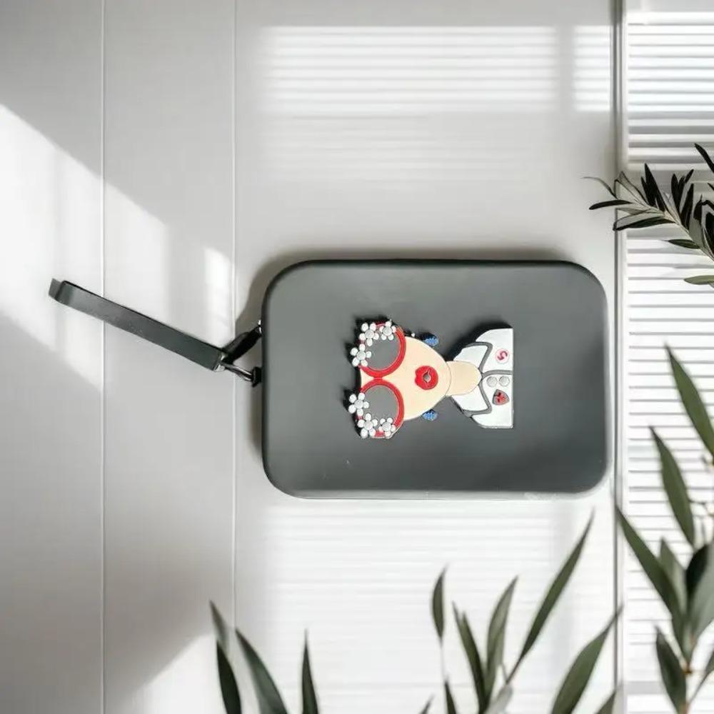 Fashion Waterproof Silicone Storage Bag Multi-purpose Portable Hanging Phone Bag Cartoon Cosmetic Bag