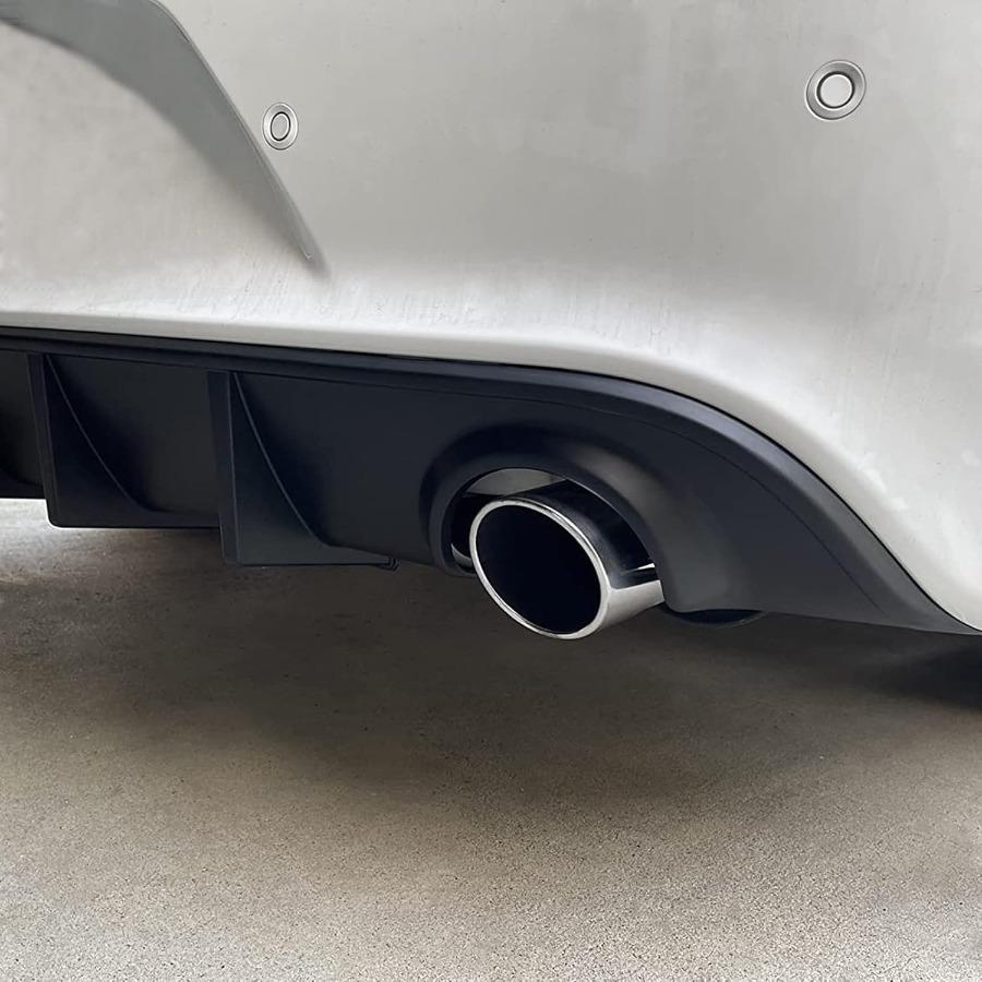 Rear Diffuser Compatible with 20152025 Dodge Charger SRT V3 Style Unpainted Black PP Splitter Bumper Lip Spoiler for Enhanced A