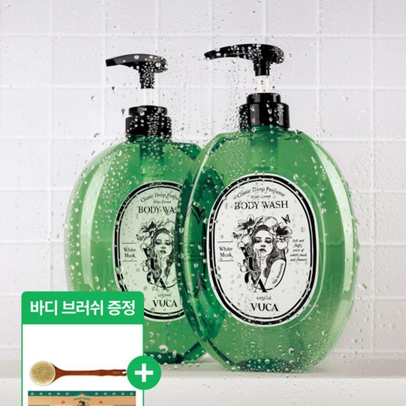 [Choose 1 of 5 / Set of 2] Viewca Classic Deep Perfume Body Wash Cleanser 1050ml + Body Brush Camellia 1050ml (1+1)