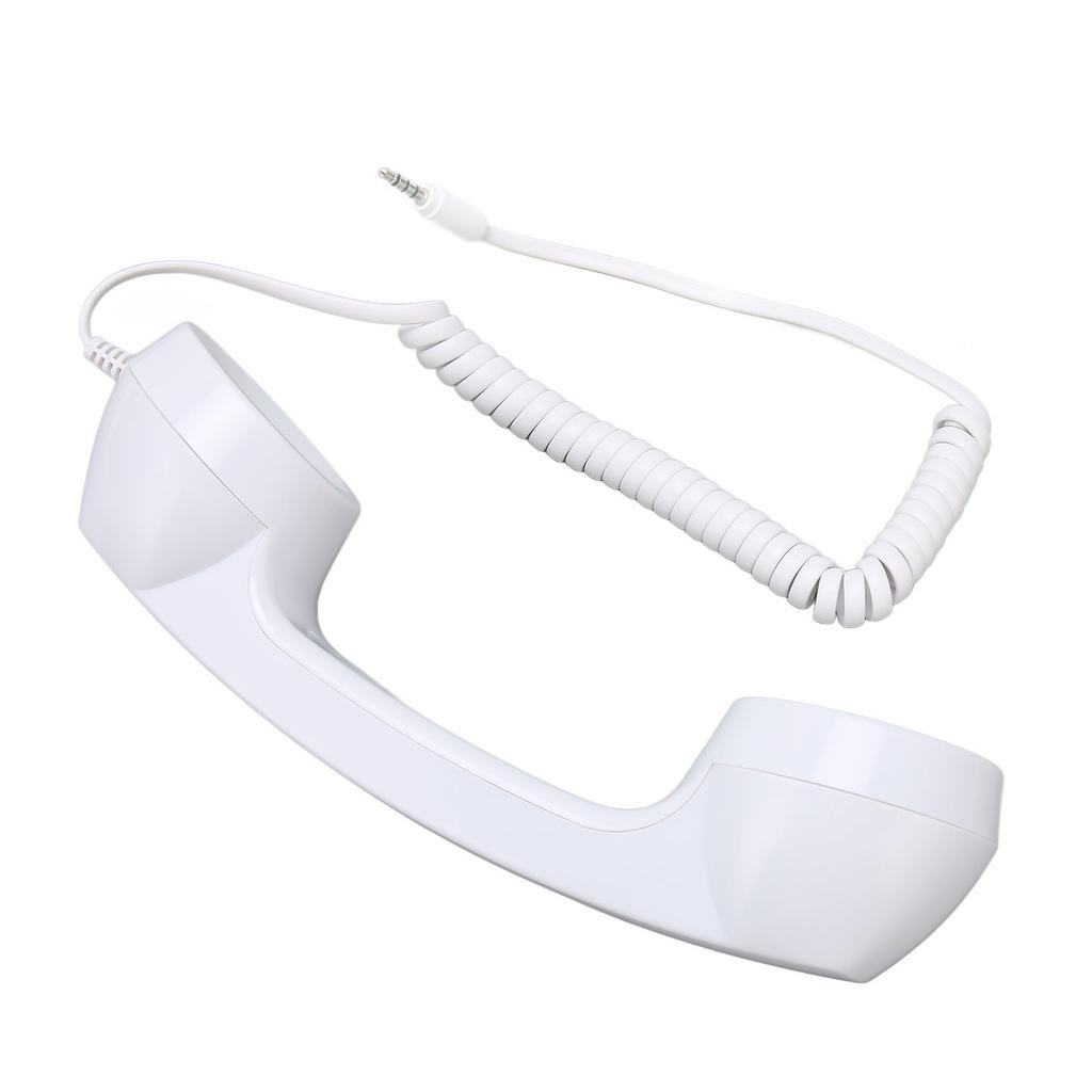 Retro Phone Handset Multifunction Radiation Proof Handheld Cell Phone Receiver for Mobile Phones Computers
