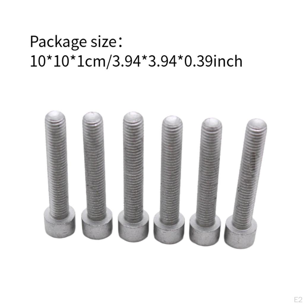 6 Pieces Propshaft Flange Bolt Replacement Repair Convenient Driveshaft