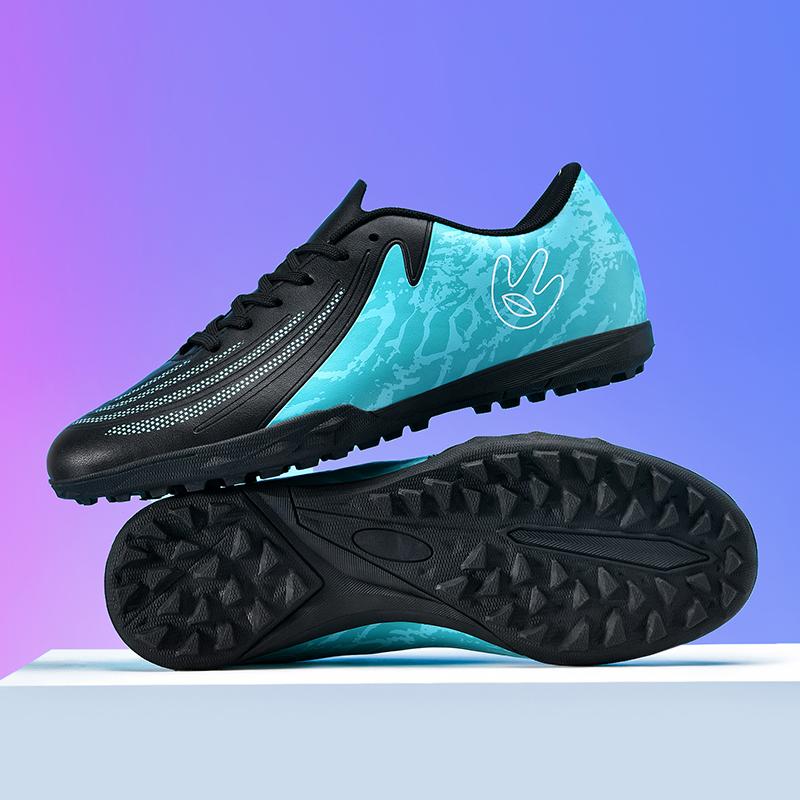 Fashion New Mens Soccer Shoes High Ankle Football Boots Outdoor Sports Non-slip Grass Multicolor Training Match Soccer Shoes for Men