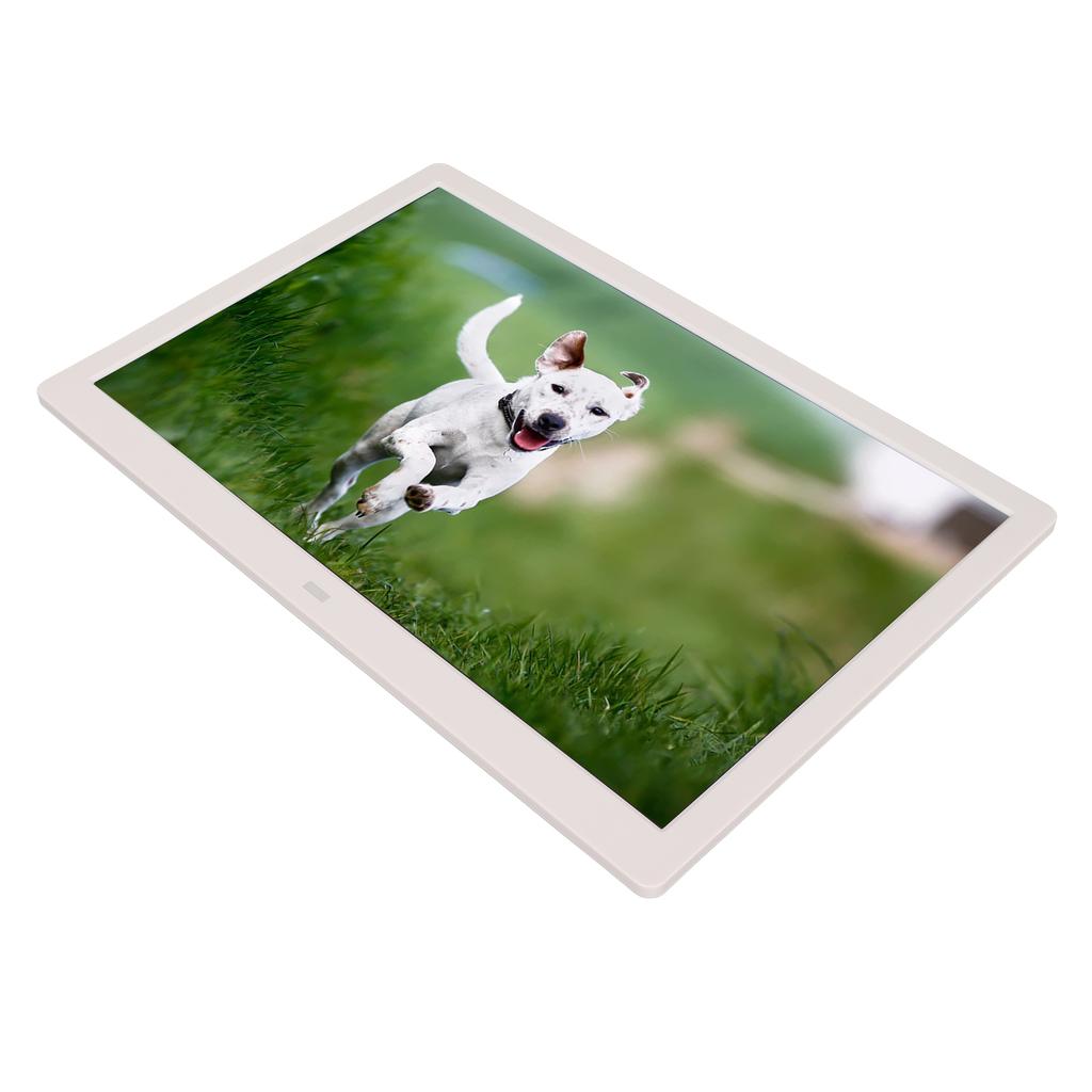 Digital Photo Frame 15.4 Inch 1080P HD Video Stereo Music Calendar Alarm Clock Electronic Picture