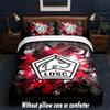 LOSC Lille FC Design Bett Bettwäsche Set 1 Bettbezug + 2 Kissenbezüge Weich Atmungsaktiv Haushalt Bettwäsche
