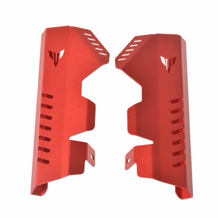 

Алюминиевые боковые накладки радиатора мотоцикла MT07 FZ07 - Защита слева и справа золотой