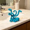 Divertente Portaspazzolino Tentacolo di Polpo Stampato 3D Ispirato all'Oceano Costiero Organizer da Bagno Salvaspazio Supporto per Vita Marina Nautica da Bancone
