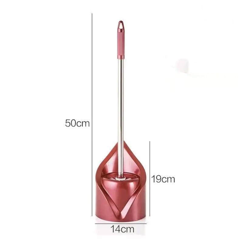 Creative Stainless Steel with Base Toilet Brush Cleaning Long Handle Cleaning Set