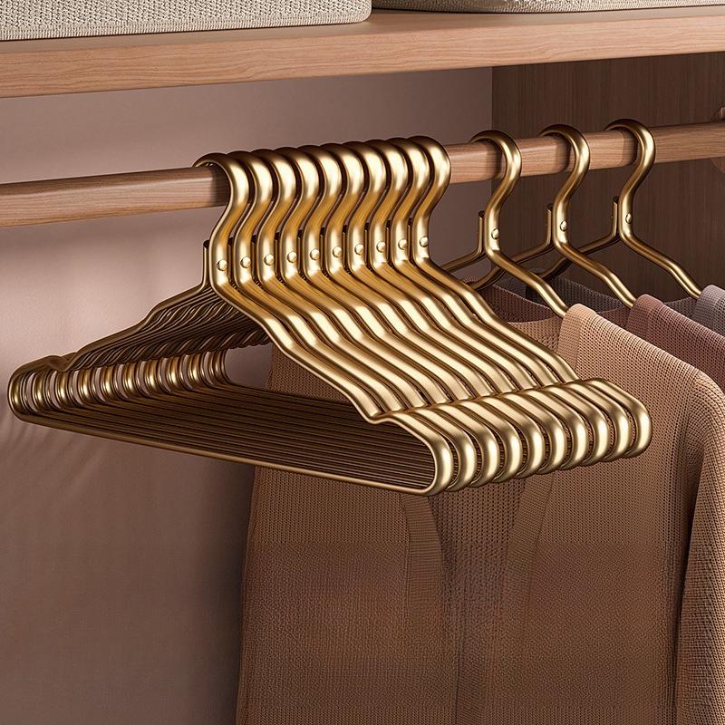 Clothes Hangers Metal, Smooth Surface Shirt Dress Hanger, Durable Heavy Duty Coat Hangers, Standard Hangers for Jacket Trouser