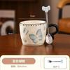 3D Butterfly Makeup Cup Coffee Cup High Beauty Couple Best Friend Gift  Female Office Milk Tea Drinkware Gift Box Packaging