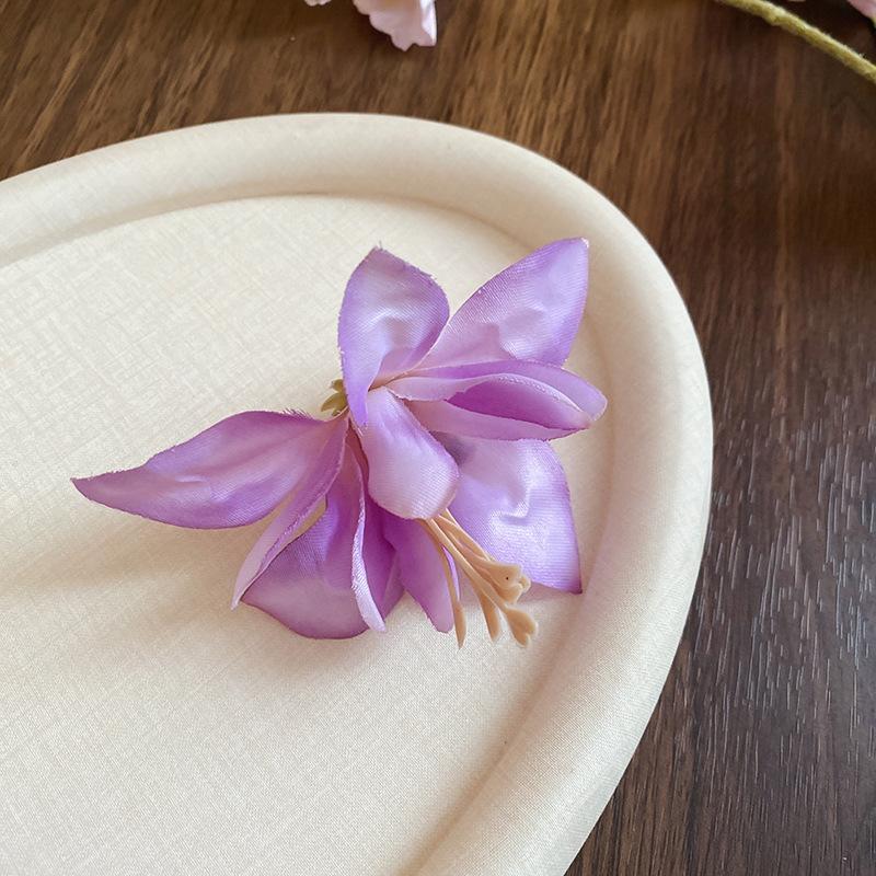 Holiday wind egg flower other side flower grab clip sweet girl bangs side hairpin bohemian hair accessories