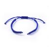 50pcs Multicolor Adjustable Braided Nylon Twisted Cord Bracelet Making Chinese Knot Bangle DIY Jewelry Findings 1¬1.55cm Long