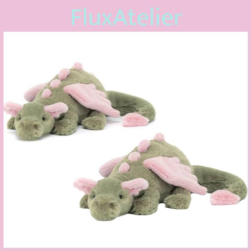 Cute Jc Jelly Stuffed Animal Plush Dragon Toys Holiday Gift Kids Decor Bedroom