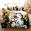 Cool The Saga Of Tanya The Evil 3Pcs Bedding Set Anime Figure Print Duvet Cover Household Goods Home Bedroom Decor Kawaii Kawaii