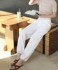 Ppaeppae Tight-Hem Jogger Long Wide Cotton Pants