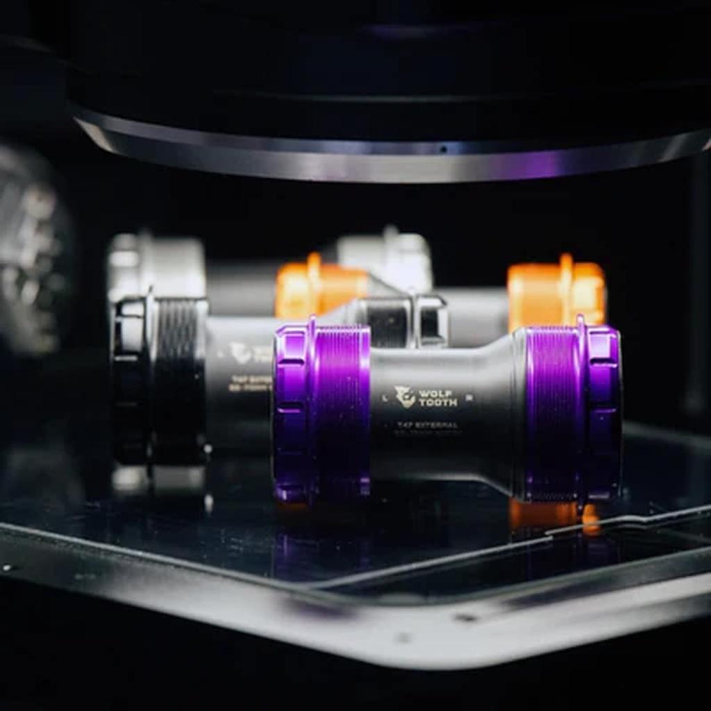 Wolf Tooth T47 External Bottom Bracket 30mm Orange - -