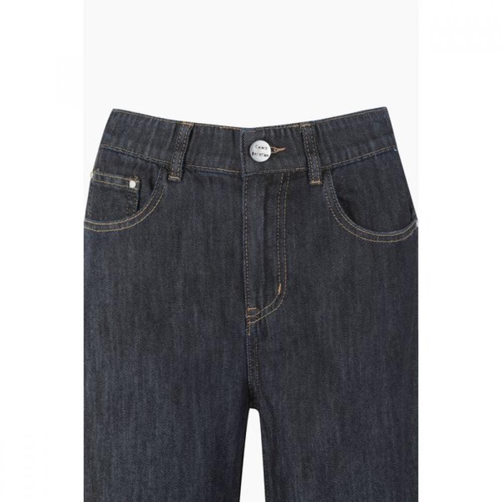 Benetton Raw Classic Straight Wide Denim Pants Badpf1631