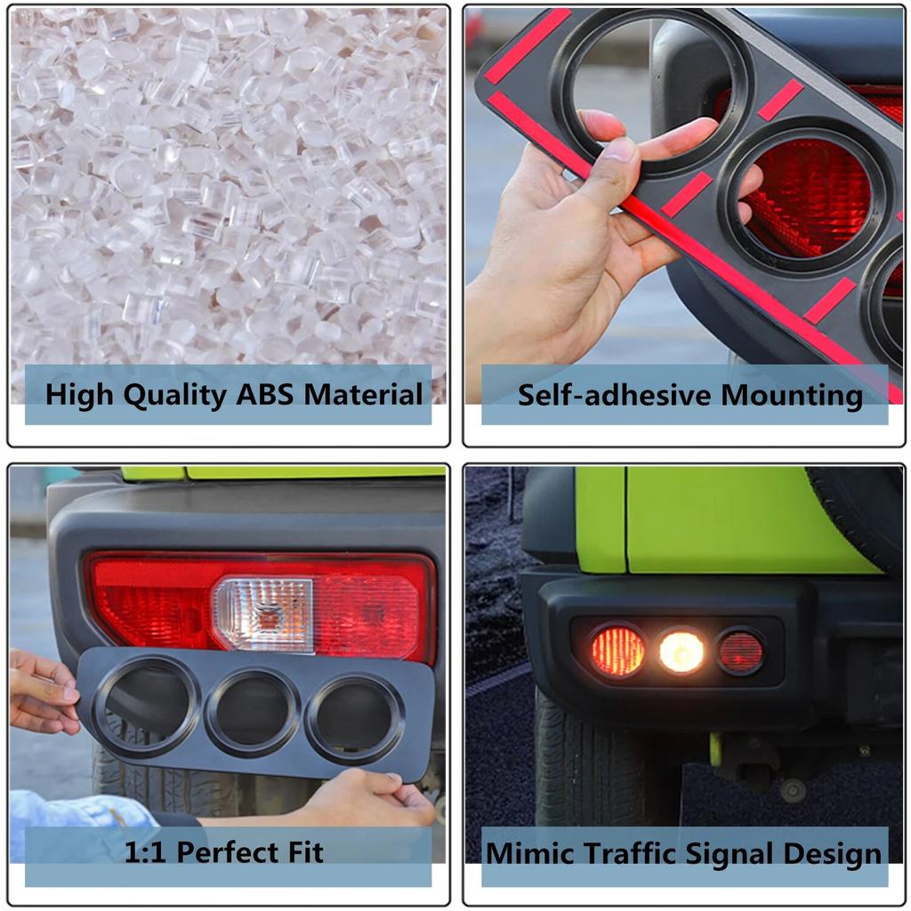 Car Rear Tail Light Lamp Decoration Cover for Suzuki Jimny JB64 JB74 2022 2023 Lamp Hoods Exterior Accessories