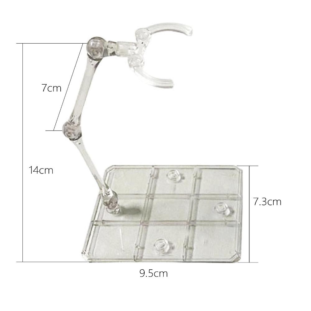 Action Figure Stand Acrylic Clear Assembly Action Figures Display Standing Holder Base Doll Toy Model Support Stands Accessories