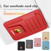 Car Sunshade Card Package Holder Sunglasses Ticket Card Clip For Abarth FIAT 500 Ducato Stilo Palio UNO Astra Bravo Tipo