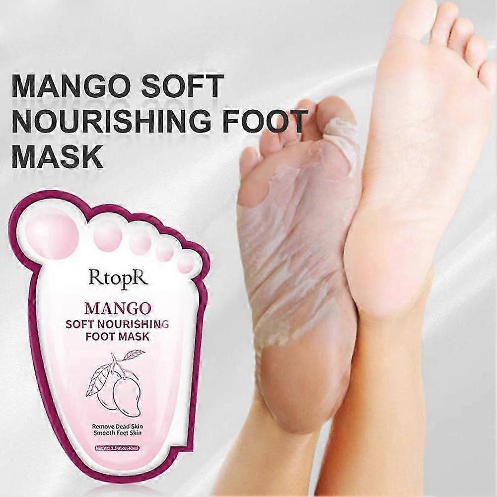 Exfoliating Foot Peel Mask For Women Softens Calluses And Removes Dead Skin