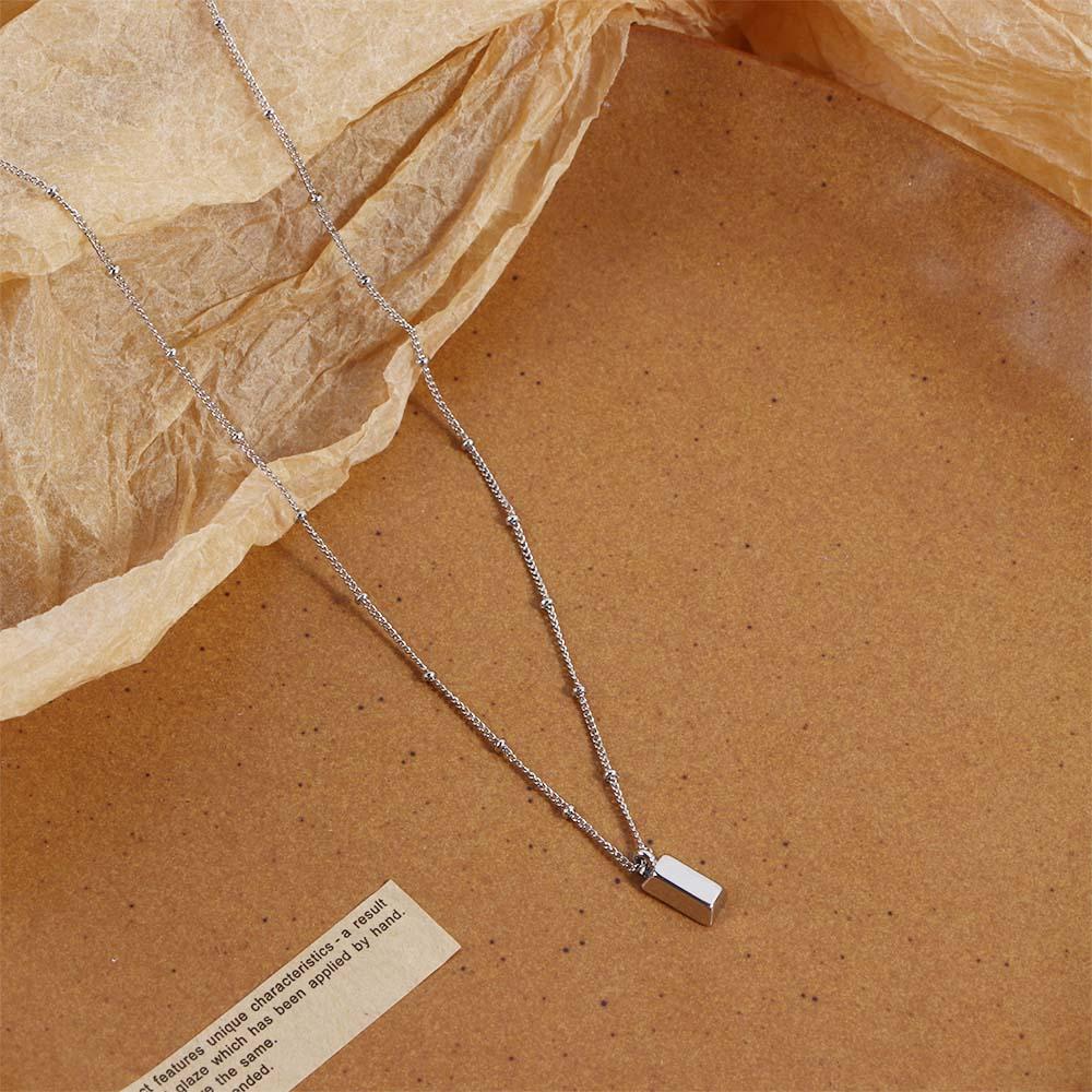 Sparkly Female Jewelry Party Pendant Gold Bar Choker Women Necklace Clavicle Chain Korean Style
