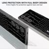 ABEEL For Samsung Galaxy S24 Ultra Case Crocodile Texture Genuine Cow Leather+PC+TPU Anti-Drop Phone Cover