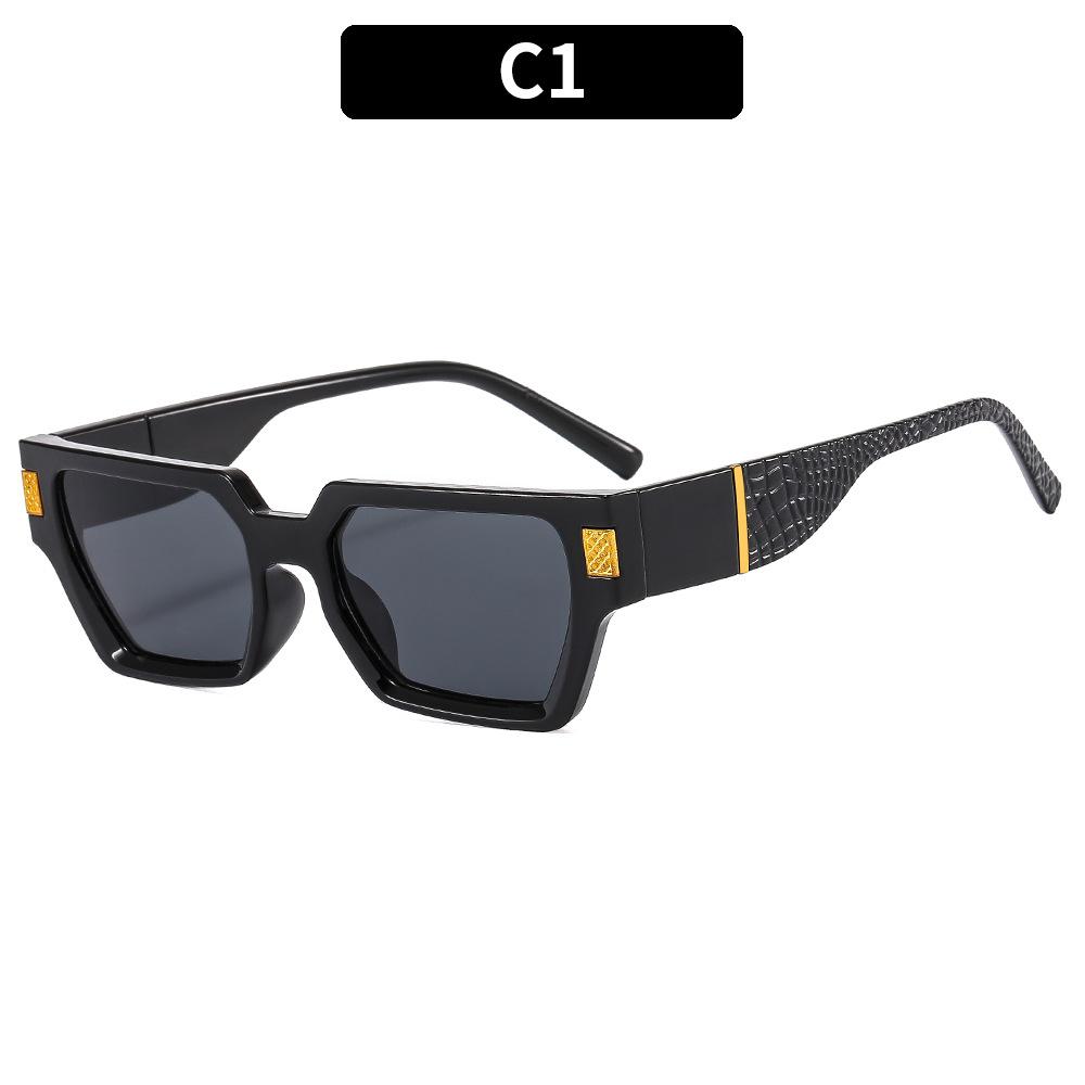 New Women Rectangle Vintage Sunglasses Brand Designer Retro Points Sun Glasses Female Lady Eyeglass Luxurious Sunglasses Eyewear