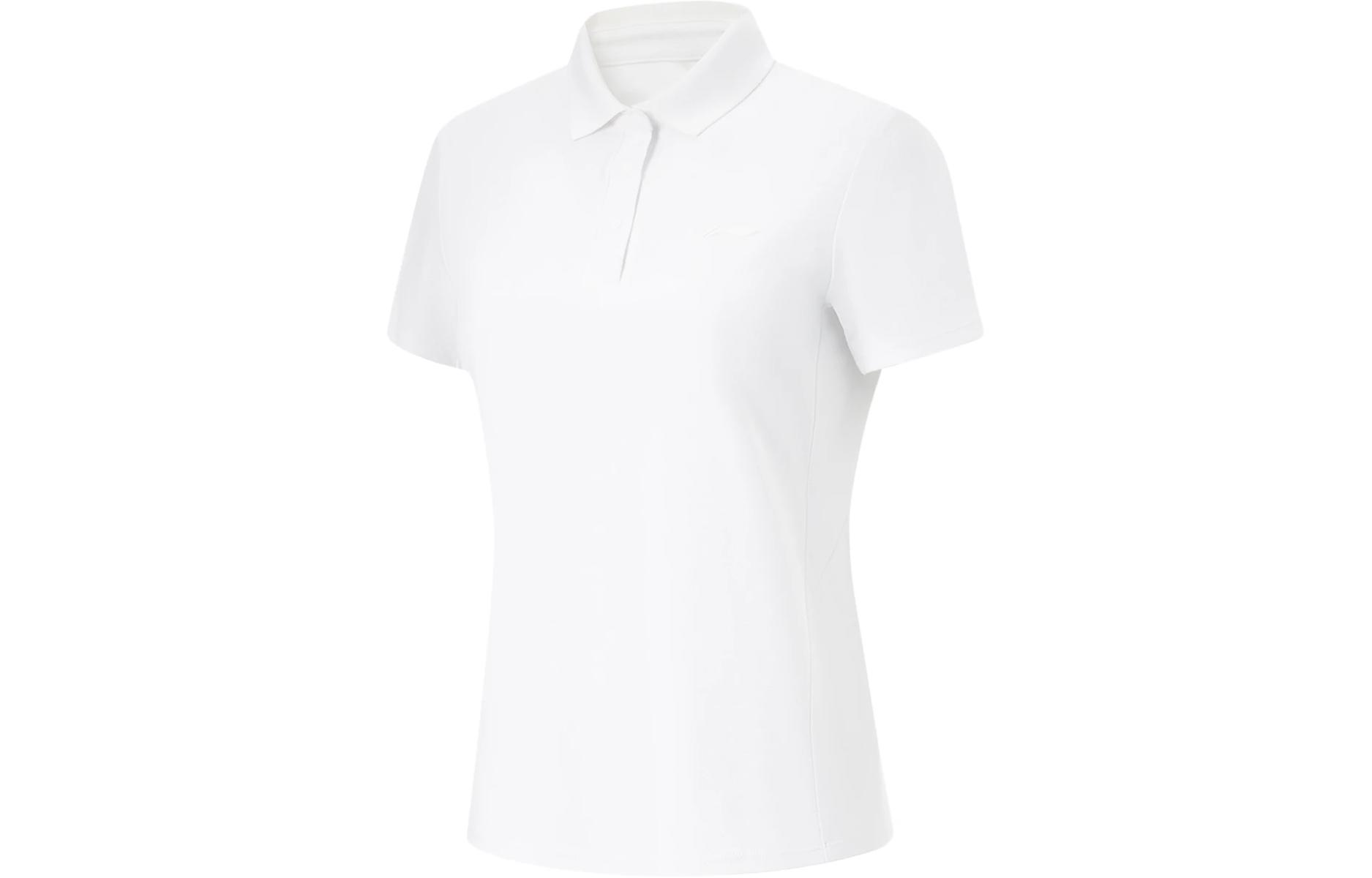 Li Ning Fitness Series Polo Shirt Women s Standard White APLU128-1 XXL