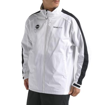 Move Sports Descente HEATNAVI Brushed Stand WHBK Windbreaker, Jacket, Water-Repellent, Windproof, Training,
