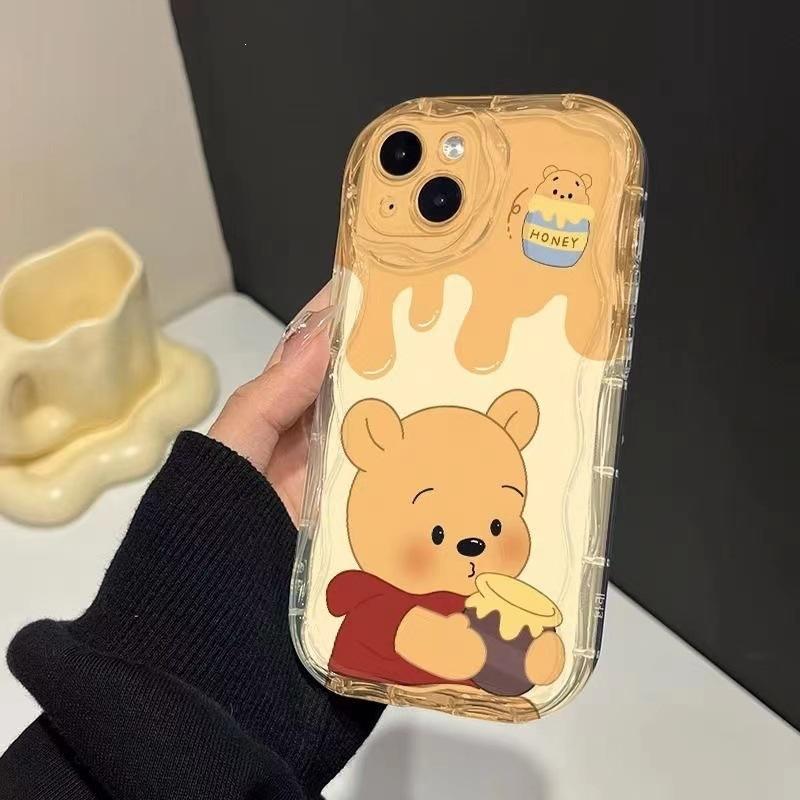 Strawberry Bear Apple 16 Suitable for 16 Couples iPhone13 Soft 15Promax Mobile Phone Case 11 Douyin XR Female XS