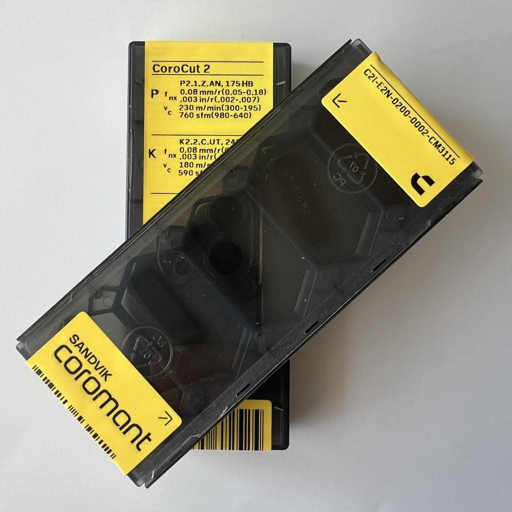 SANDVIK / C2I-E2N-0200-0002-CM 3115 / Original Swedish hard alloy blade 5 Pcs