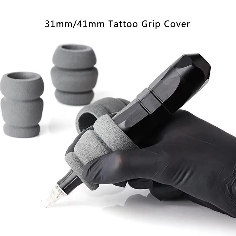 Disposable Foam Tattoo Grip Covers Shock Absorbing Tattoo Machine Tube Handle Sleeve Protector Professional Tattoo Accessories