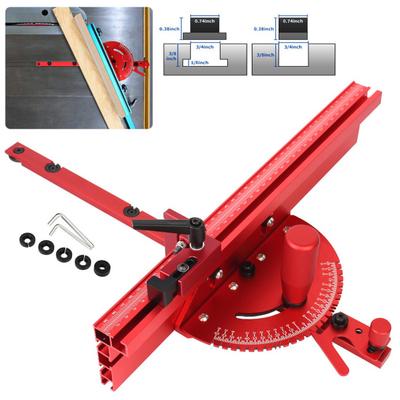 Table Saw Miter Gauge Sturdy Construction Multipurpose Aluminum Alloy Universal Precision