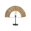 Lampe de bureau - Noir - Jute - Design contemporain - 1 ampoule - Intérieur élégant
