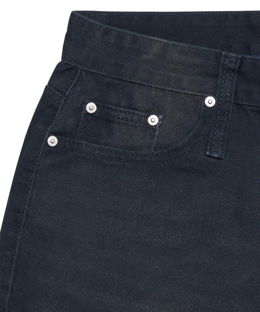 Nomaenyueol Roomy Loose Washed Pants - Washed Blue