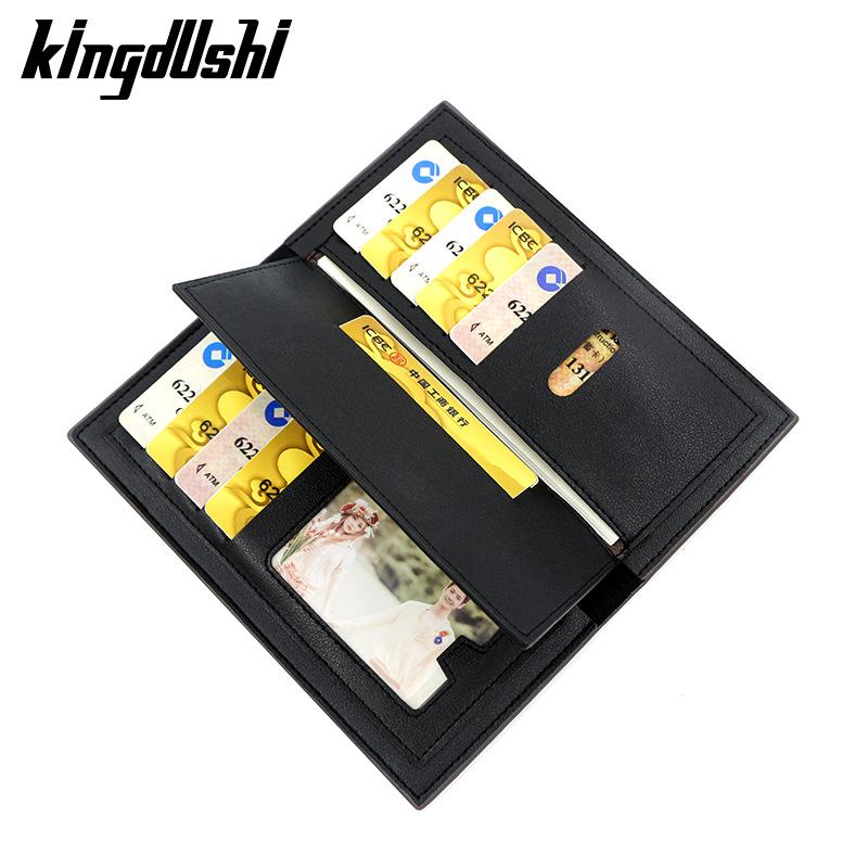 Herren PU Leder Lange Clutch Herren Visitenkartenhalter Herren Geldbörse Braun Schwarz Kaffee Herrenmode Taschengeldbörse