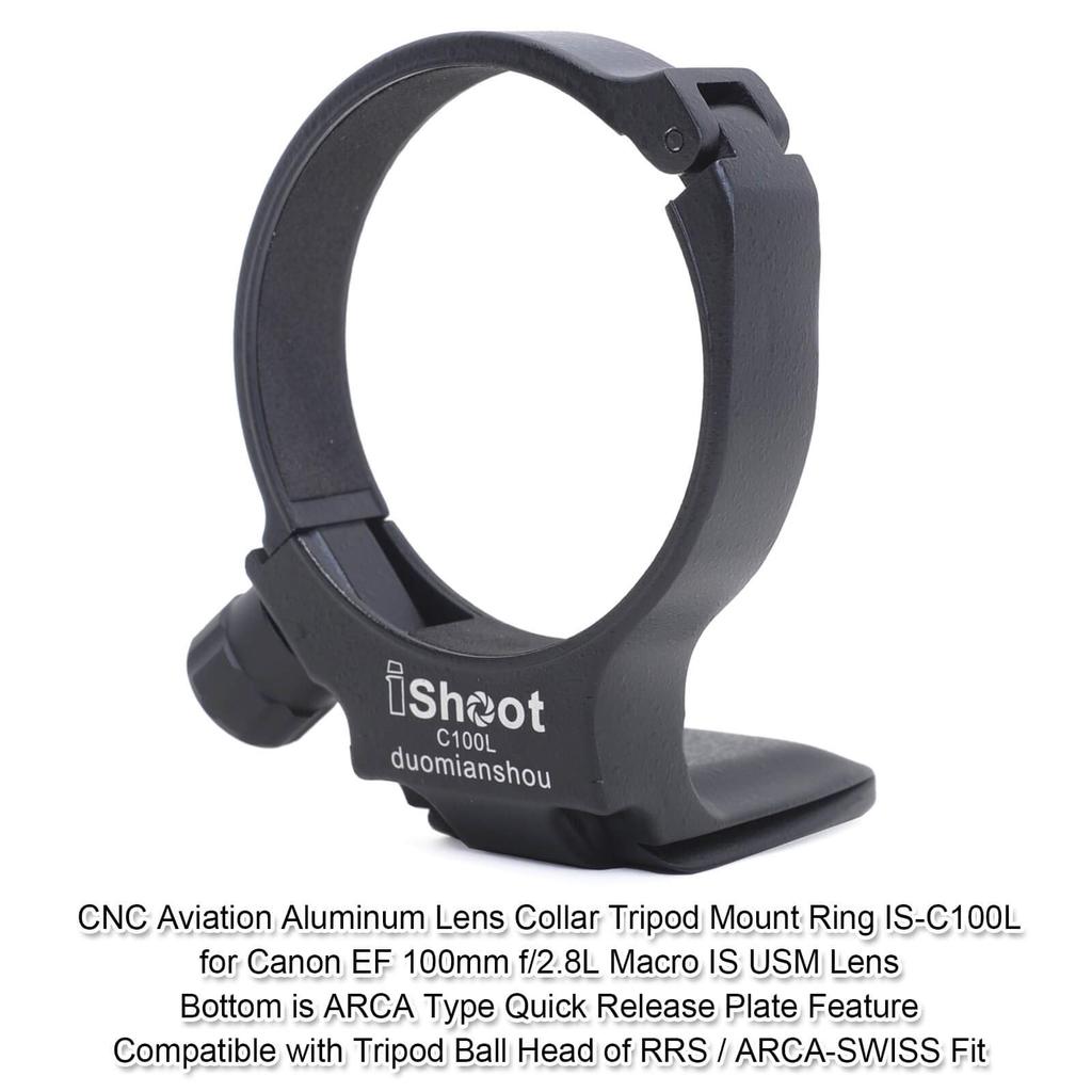 Tripod Mount Ring compatible with Canon EF 100mm Macro IS USM lens support lens bracket tripod tripod mount fit quick release compatible with tripod