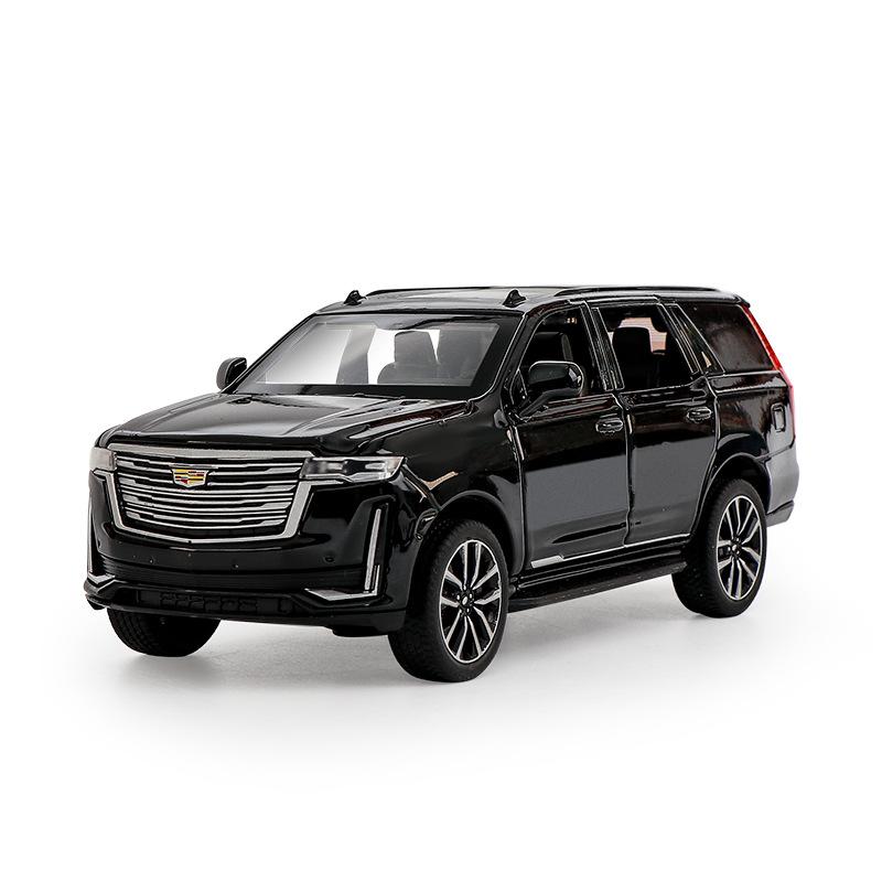 1/32 Cadillac Escalade SUV Alloy Luxy Car Model Diecasts Metal Off-road Vehicles Car Model Sound Light Simulation Kids Toys Gift