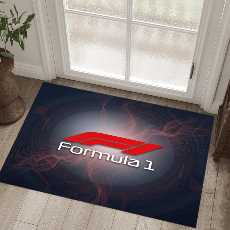Tappeto in Velluto di Cristallo Design F1 Accogliente Non?Tappeto Stampato Antiscivolo per Camera da Letto Soggiorno Ingresso