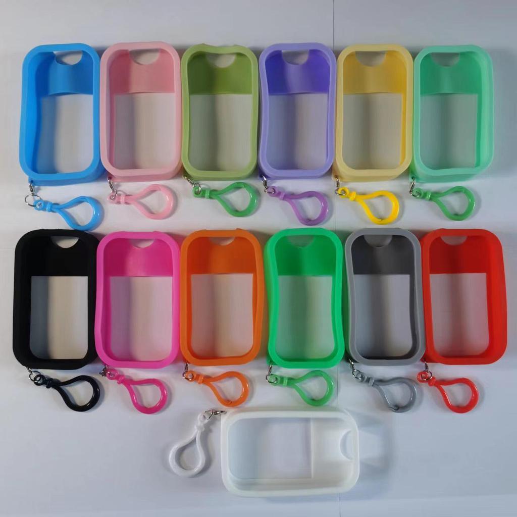 Portable Press-On Silicone Hydrating Perfume Spray Bottle