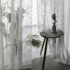 Lace Tulle Window Curtain Aesthetic Lace Curtain French Balcony Screen Curtain Wedding Party Decor Bedroom Livingroom Supplies