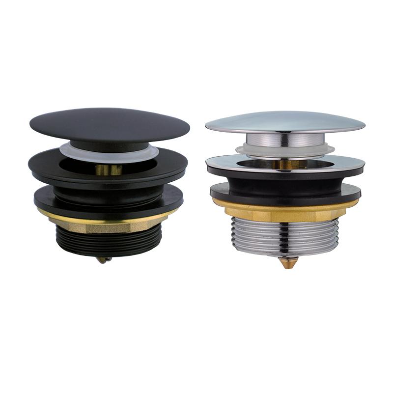 Pop up Basin Drain Plug Overflow Bath Chrome Bathtub Drain Waste Brass