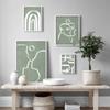 Abstract Line Drawing Pictures Home Decor Nordic Canvas Painting Wall Art Figure Love Posters and Print for Living Room Aisle