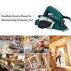 Handheld Electric Planer Multifunction Wood Planer Chamfer Planing Power Tool with Adjustable