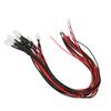 50Pcs Diode Wired Light Emitting Round Head High Brightness In Line LED 20cm 5mm 12V