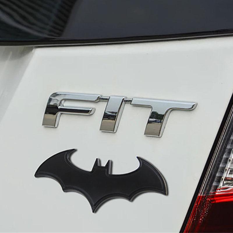 3D Premium Bat Shape for Motorcycle Automobiles Logo Car Fender Trunk Rear Bonnet Decal Emblem Badge Sticker